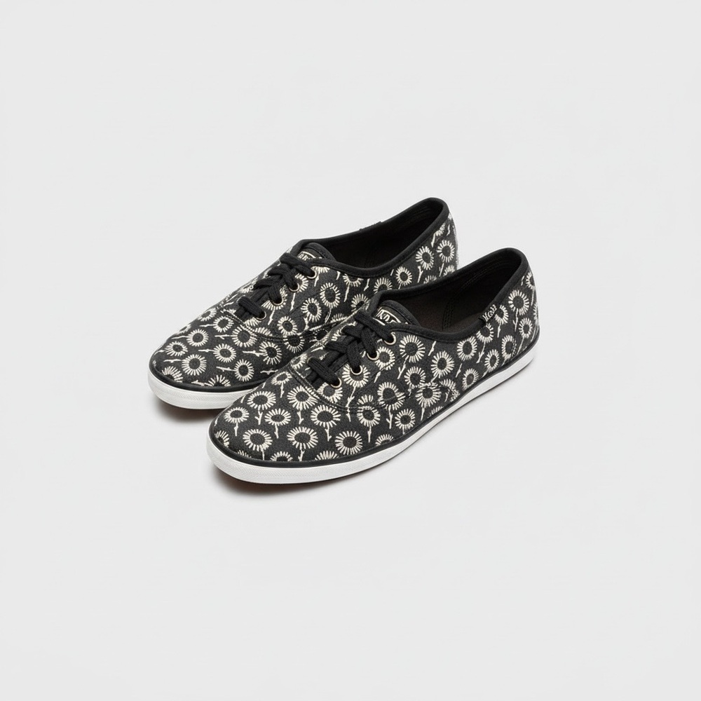 Keds Women's Champion Daisy Fashion Sneaker Black Size‎ 7